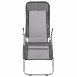VidaXL 44340 outdoor chair Lounge Polyester, Polyvinyl chloride (PVC) Anthracite