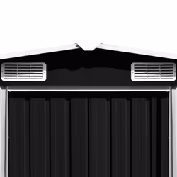 vidaXL Garden Shed 257x298x178cm Metal Anthracite Tool Storage House Cabin - Additional view 4