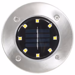 vidaXL Solar Ground Lamps Solar Light Outdoor Lamp 8 pcs LED Lights Warm White
