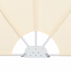 vidaXL Collapsible Terrace Side Awning Balcony Blind Multi Colours Multi Sizes - cream, 240 x 160 cm - Additional view 6