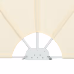 vidaXL Collapsible Terrace Side Awning Balcony Blind Multi Colours Multi Sizes - cream, 300 x 200 cm - Additional view 6