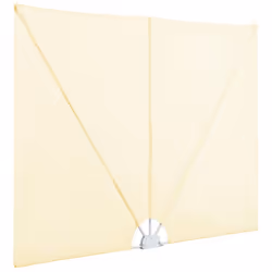vidaXL Collapsible Terrace Side Awning Balcony Blind Multi Colours Multi Sizes - cream, 400 x 200 cm - Additional view 3