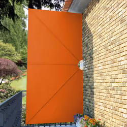 vidaXL Collapsible Terrace Side Awning Balcony Blind Multi Colours Multi Sizes - terracotta, 400 x 200 cm - Additional view 2