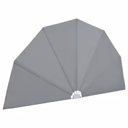 vidaXL Collapsible Terrace Side Awning Sun Screen 200 cm/160 cm Multi Colours - grey, 160 cm - Additional view 3