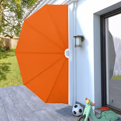vidaXL Collapsible Terrace Side Awning Sun Screen 200 cm/160 cm Multi Colours - terracotta, 160 cm - Additional view 2