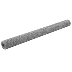 vidaXL Chicken Wire Fence Wire Netting Wire Mesh Panel Steel with PVC Coating - 1.5 m