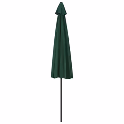 vidaXL Garden Parasol with Aluminium Pole Sunshade Outdoor Umbrella Green Half - Additional view 5