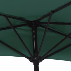 vidaXL Garden Parasol with Aluminium Pole Sunshade Outdoor Umbrella Green Half - Additional view 6