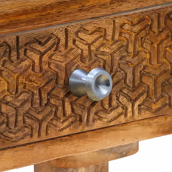 vidaXL Solid Mango Wood Console Table 102x30x79cm Entryway Display Stand Desk - Additional view 5