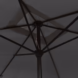 vidaXL Garden Parasol with Metal Pole Sunshade Outdoor Umbrella Anthracite - Additional view 3