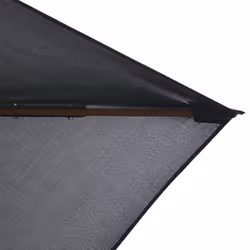 vidaXL Garden Parasol with Wooden Pole Sunshade Outdoor Umbrella Anthracite - Additional view 4