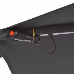 vidaXL Cantilever Garden Parasol with LED Lights and Metal Pole Anthracite - Additional view 4
