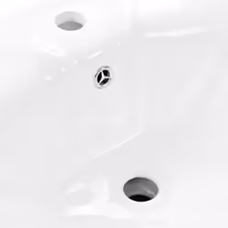 vidaXL Freestanding Basin with Pedestal Ceramic White 580x510x200mm Wash Sink - Additional view 2