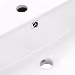vidaXL Wall-mounted Basin Ceramic White 500x450x410mm Bathroom Sink Wash Bowl