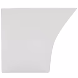 vidaXL Wall-mounted Basin Ceramic White 500x450x410mm Bathroom Sink Wash Bowl - Additional view 4