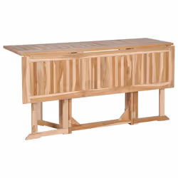 vidaXL 7 Piece Solid Teak Wood Folding Garden Dining Set Butterfly Table Chair - Additional view 6