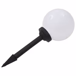vidaXL 3x Outdoor Solar Lamps LED Spherical 20cm RGB Garden Lighting Fixture - Additional view 5