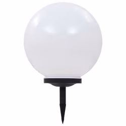 vidaXL Outdoor Solar Lamp LED Spherical 40cm RGB Garden Globe Lighting Fixture