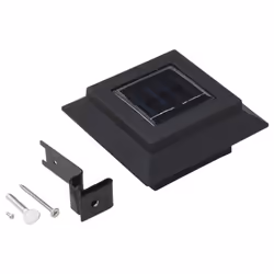 vidaXL 6x Outdoor Solar Lamps LED Square 12cm Black Garden Lighting Fixture - Additional view 4