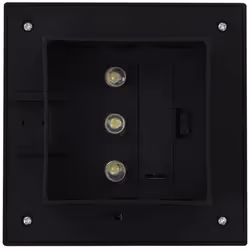 vidaXL 6x Outdoor Solar Lamps LED Square 12cm Black Garden Lighting Fixture - Additional view 6