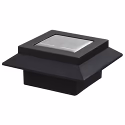 vidaXL 6x Outdoor Solar Lamps LED Square 12cm Black Garden Lighting Fixture - Additional view 7