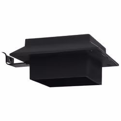 vidaXL 6x Outdoor Solar Lamps LED Square 12cm Black Garden Lighting Fixture - Additional view 8
