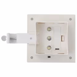vidaXL 6x Outdoor Solar Lamps LED Square 12cm White Garden Lighting Fixture - Additional view 5