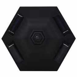 vidaXL 3x Outdoor Solar Lamps LED Black Garden Yard Standing Lighting Fixture - Additional view 6