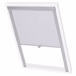 vidaXL Blackout Roller Blind Home Office Window Curtain Shade Blind Drape - white, ck04