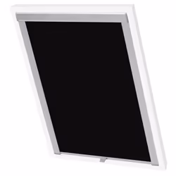vidaXL Blackout Roller Blind Black FK06 Home Office Window Curtain Shade Drape