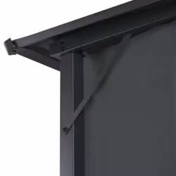 vidaXL Gazebo with Curtain Aluminium 3x3m Black Party Tent Marquee Canopy - Additional view 6