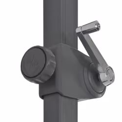 vidaXL Cantilever Garden Parasol with Aluminium Pole Umbrella Anthracite - Additional view 5