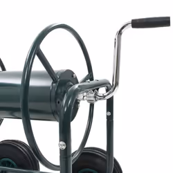 vidaXL Garden Hose Trolley with 1/2" Hose Connector 75m Steel Cart Organiser