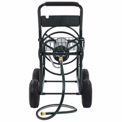 vidaXL Garden Hose Trolley with 1/2" Hose Connector 75m Steel Cart Organiser - Additional view 4