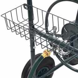vidaXL Garden Hose Trolley with 1/2" Hose Connector 75m Steel Cart Organiser - Additional view 7