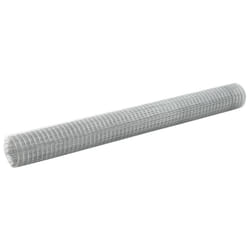 vidaXL Wire Netting Garden Wire Mesh Enclosure Fence Square 0.9mm Galvanised - 10 x 1.5 m/ 19 x 19 mm
