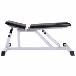 vidaXL Workout Bench with Barbell and Dumbbell Set 30.5kg Fitness Equipment