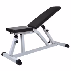 vidaXL Workout Bench with Barbell and Dumbbell Set 30.5kg Fitness Equipment - Additional view 5