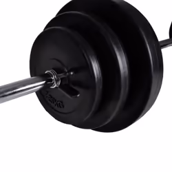 vidaXL Workout Bench with Barbell and Dumbbell Set 30.5kg Fitness Equipment - Additional view 9