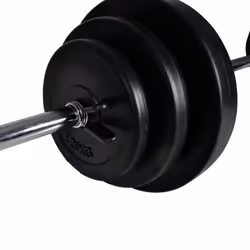 vidaXL Workout Bench with Barbell and Dumbbell Set 30.5kg Fitness Equipment - Additional view 9