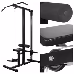 VidaXL Power Tower with Weight Plates 40 kg - Additional view 2