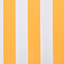 vidaXL Awning Top Sunshade Canvas Orange and White 350x250 cm Awning Canvas
