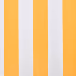 vidaXL Awning Top Sunshade Canvas Orange and White 450x300 cm Awning Canvas