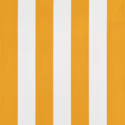 vidaXL Retractable Awning 200x150cm Yellow and White Window Canopy Sun Screen - Additional view 6