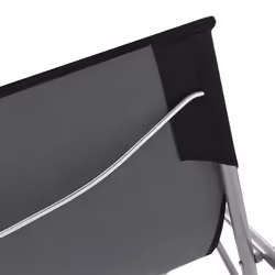 VidaXL 44359 outdoor chair Terrace Oxford, Polyvinyl chloride (PVC), Steel Black - Additional view 7