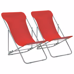 VidaXL 44360, Terrace, Oxford, Polyvinyl chloride (PVC), Steel, Red, 750 mm, 570 mm, 990 mm