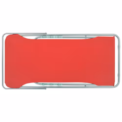 VidaXL 44360 outdoor chair Terrace Oxford, Polyvinyl chloride (PVC), Steel Red - Additional view 6