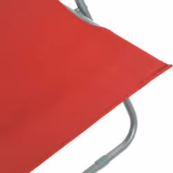 VidaXL 44360 outdoor chair Terrace Oxford, Polyvinyl chloride (PVC), Steel Red - Additional view 8