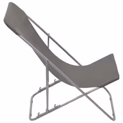 VidaXL 44361 outdoor chair Terrace Oxford, Polyvinyl chloride (PVC), Steel Grey - Additional view 4