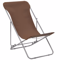 VidaXL 44362 outdoor chair Terrace Oxford, Polyvinyl chloride (PVC), Steel Brown